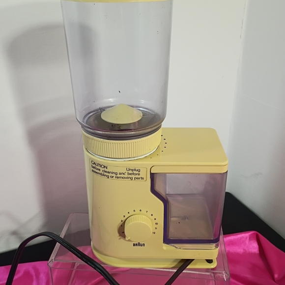 Vintage Braun 4045 Aromatic Burr Coffee Grinder Works Great Tested. - Picture 3 of 12